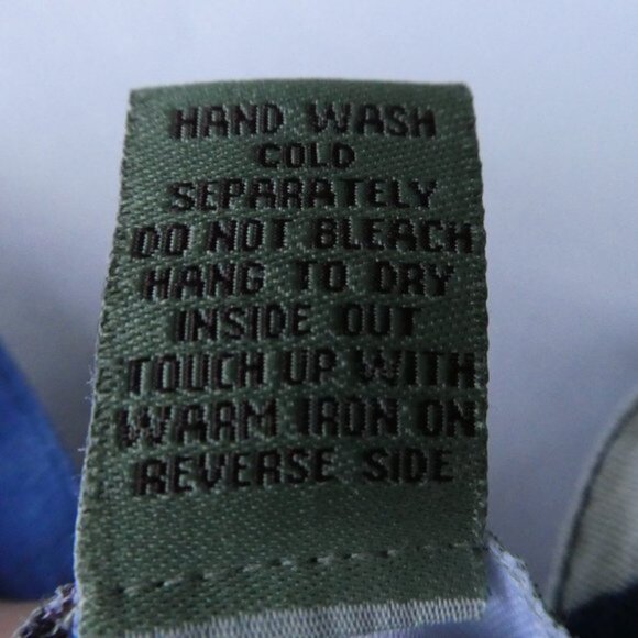 Anthropologie Maple Folk Dance Circle Skirt Blue White Border Lined Rockabilly 0 - Picture 12 of 12